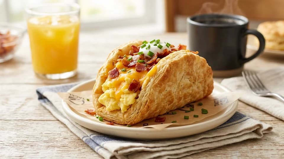 Biscuit Taco – Bacon, Egg & Cheese - Taco Bell