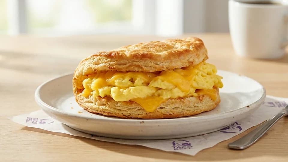 Biscuit Taco – Egg & Cheese - Taco Bell