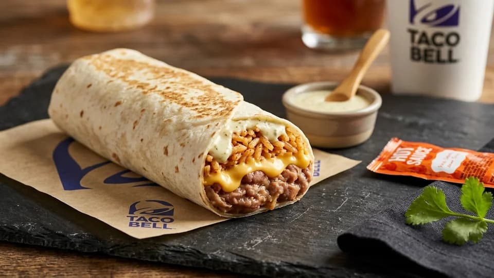 Cheesy Bean and Rice Burrito - Taco Bell